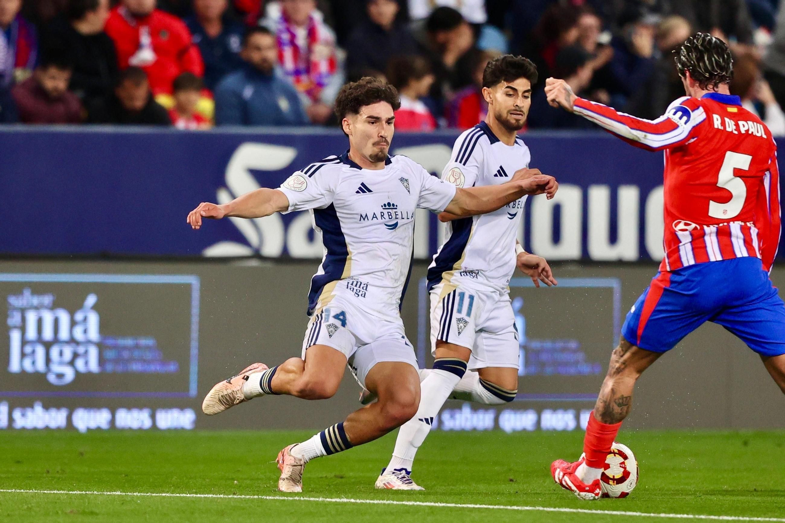 El Marbella-Atlético de Madrid, en fotos