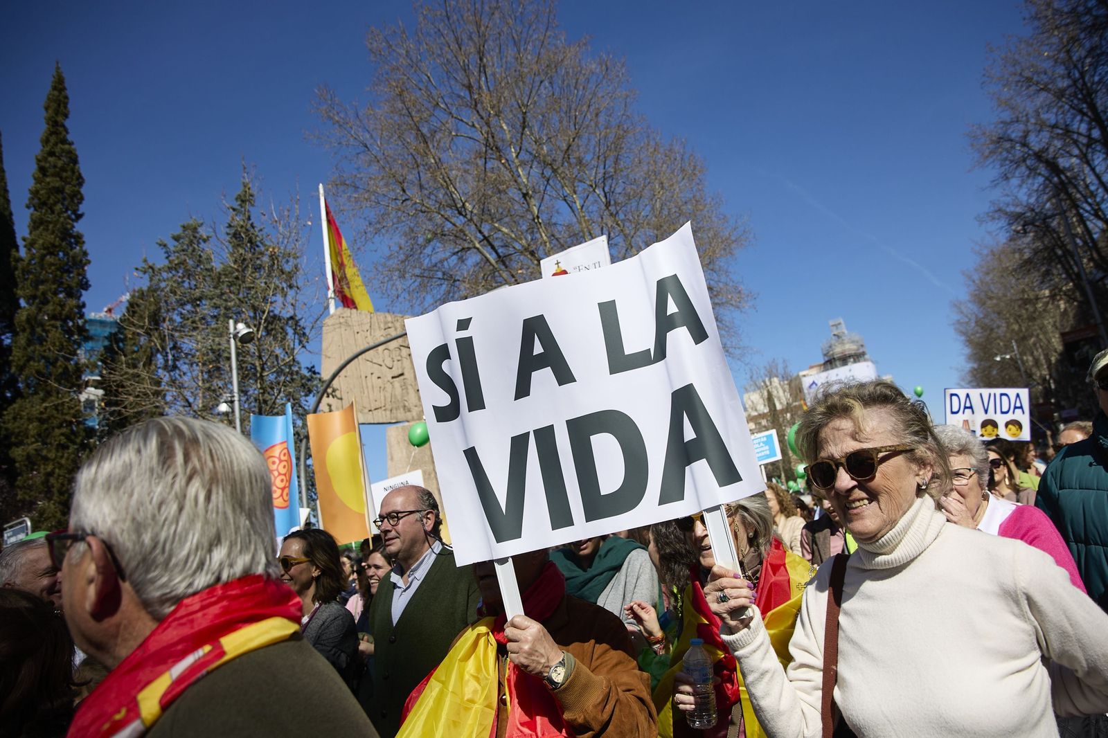 Concentración 'Sí a la vida' el pasado 12 de marzo en Madrid.