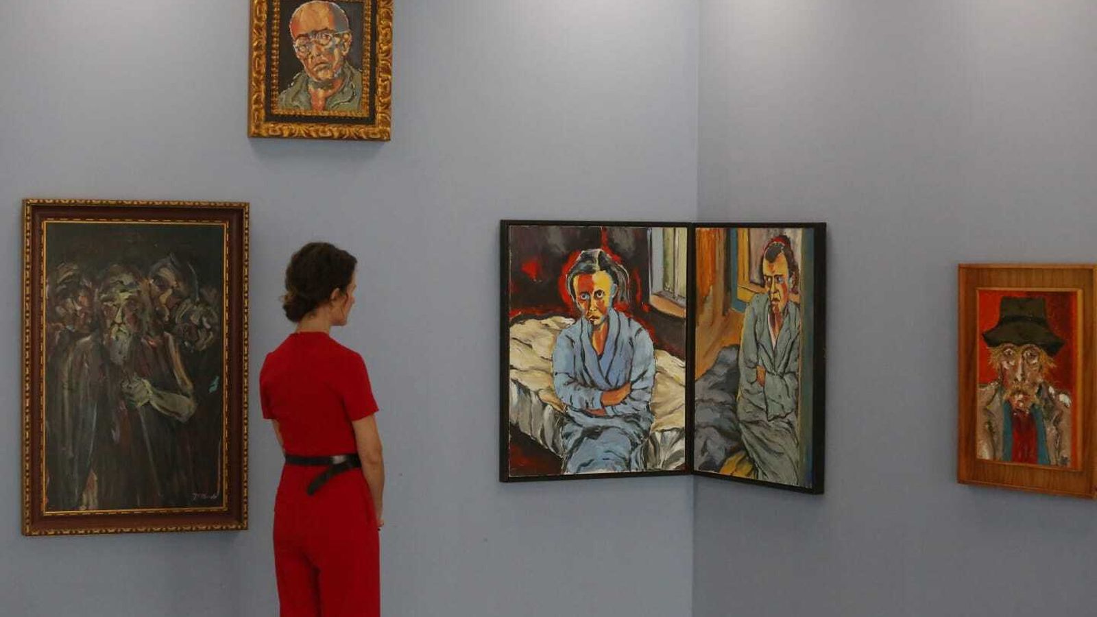 El color y el contraste, siempre presente en las obras de Rando.