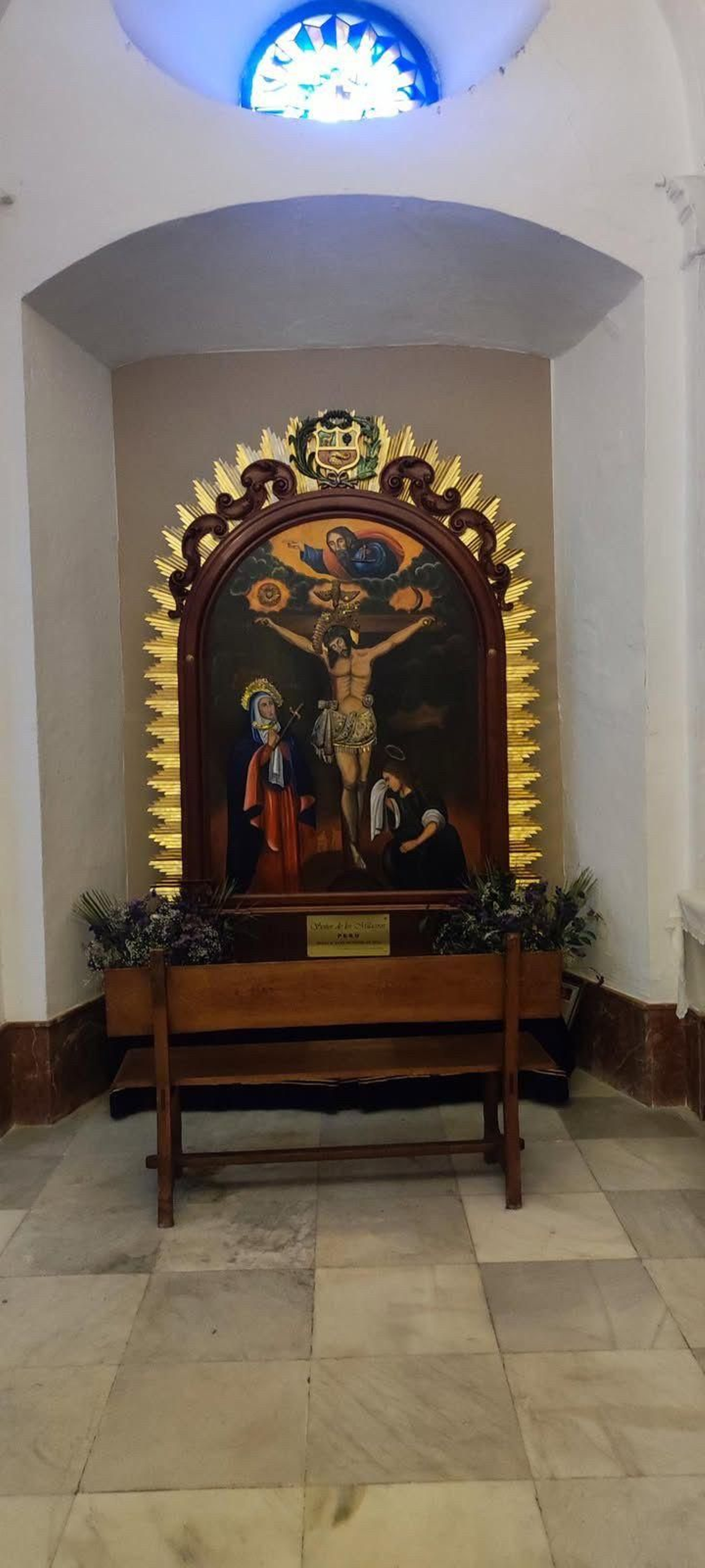 Nuevo emplazamiento del Cristo de los Milagros
