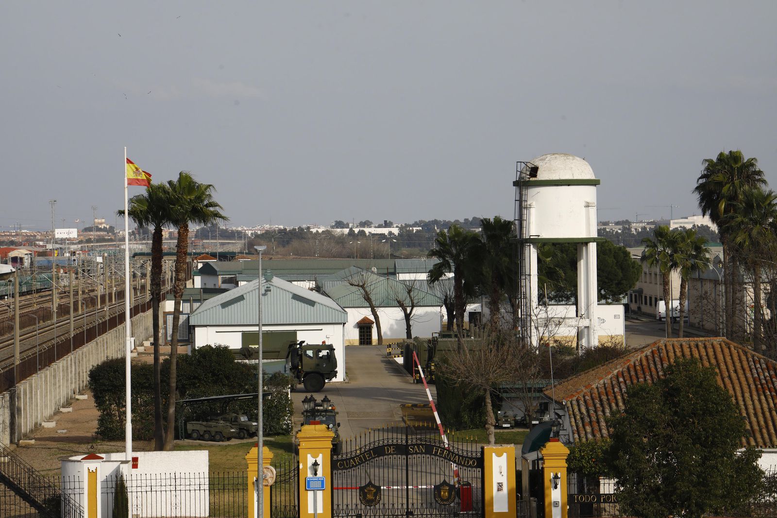 Zona militar de El Higuerón.