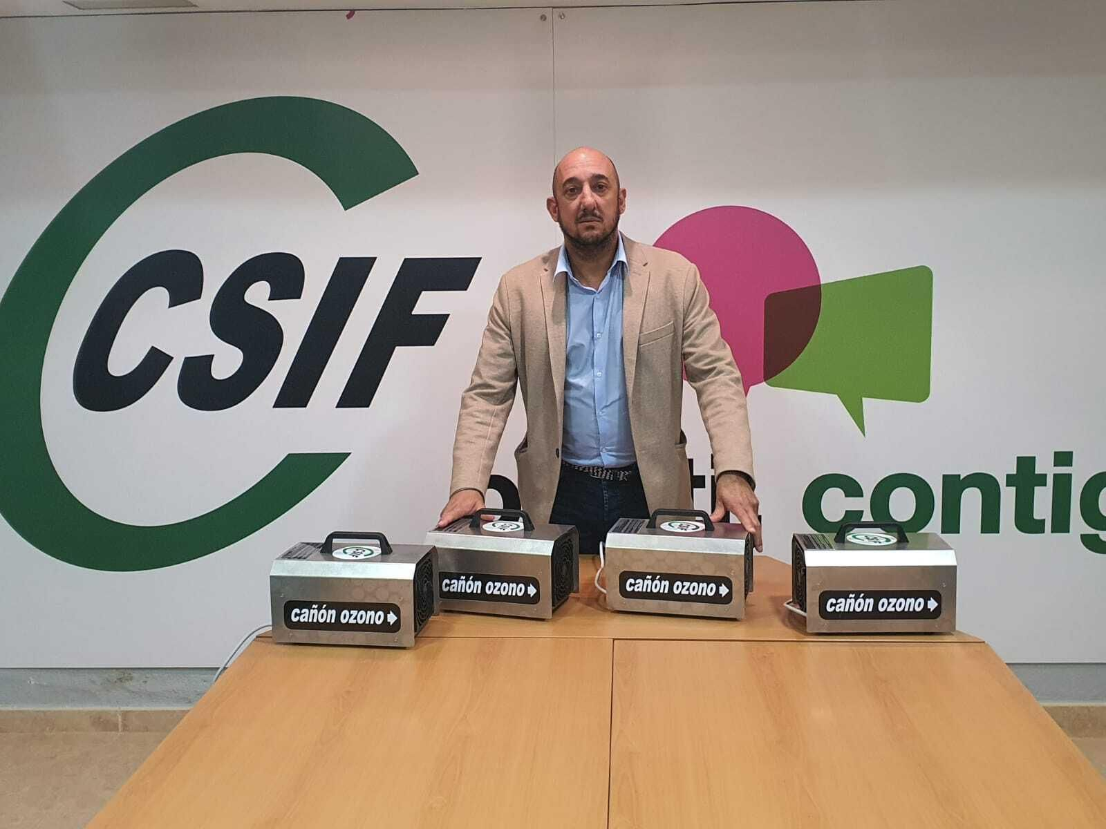 Juan Manuel Quilón, presidente de CSIF en Huelva.