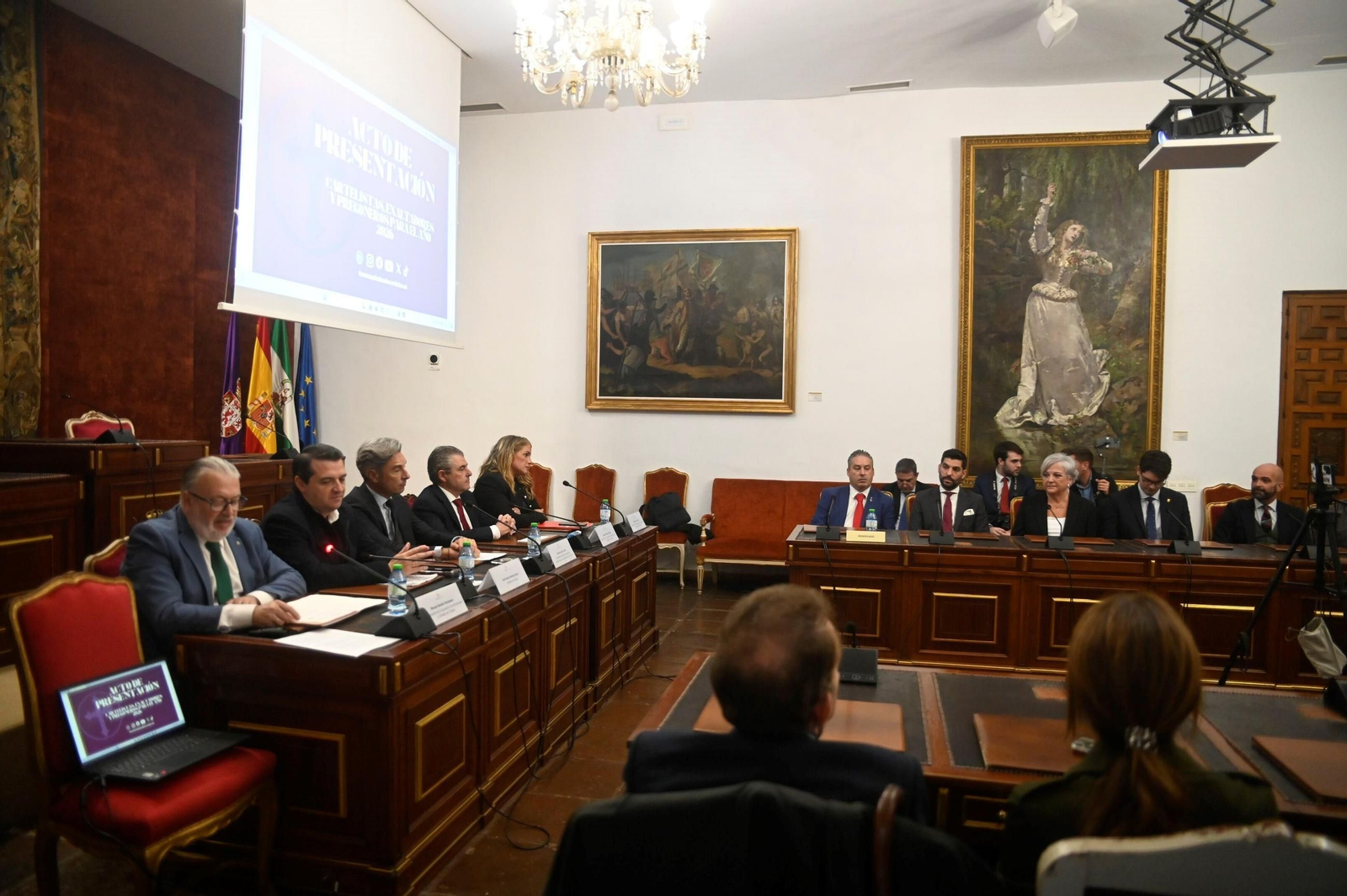 La presentación de los pregoneros, exaltadores y cartelistas de la Semana Santa y Glorias de Córdoba 2026, en fotos