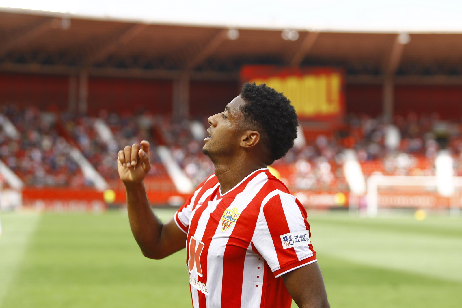 Las mejores imágenes del partido de fútbol U.D. Almería-Villarreal C.F.