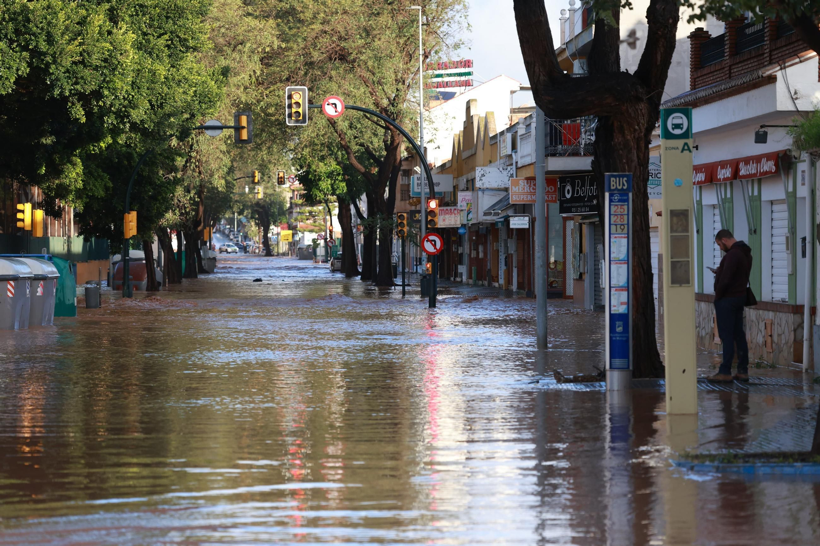 El ditrito malagueño de Campillos tras las lluvias de la borrasca 'Laurence', en imágenes