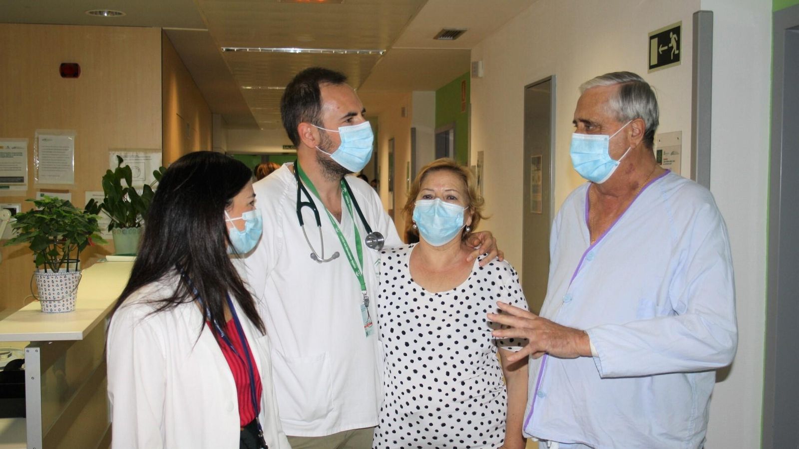 Los doctores De la Hera y López-Mezquita fueron sus médicos durante el Covid-19.