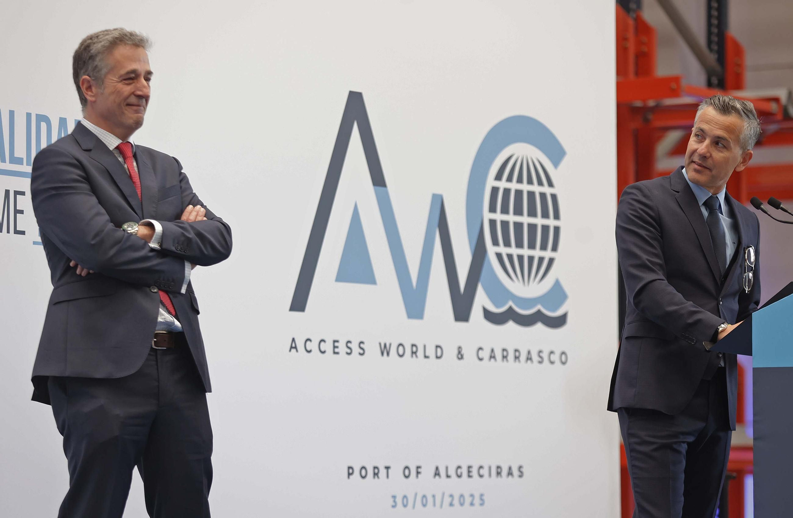 Fotos de la inauguración de Access World Carrasco en el puerto de Algeciras