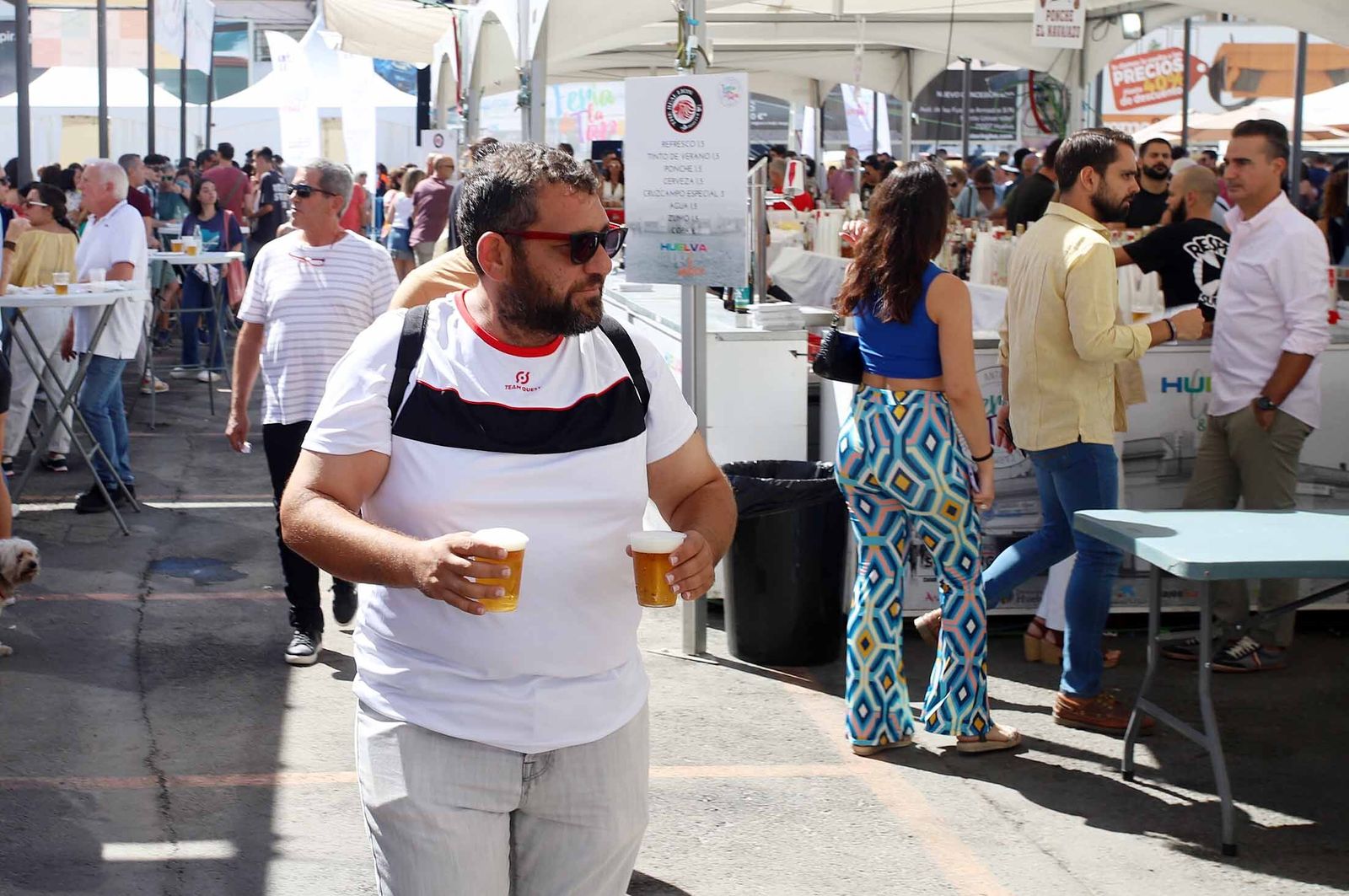Imágenes del ambiente en la Feria de la Tapa de Huelva