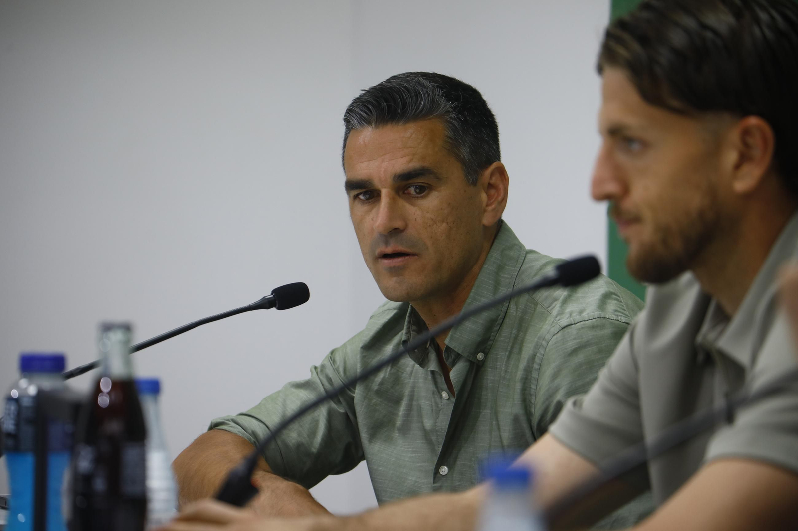 La presentación de la ampliación de contrato de Carlos Marín con el Córdoba CF, en imágenes