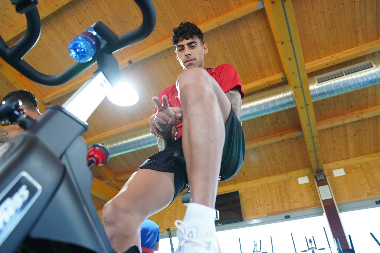 Entrenamiento del Almería, jueves 5