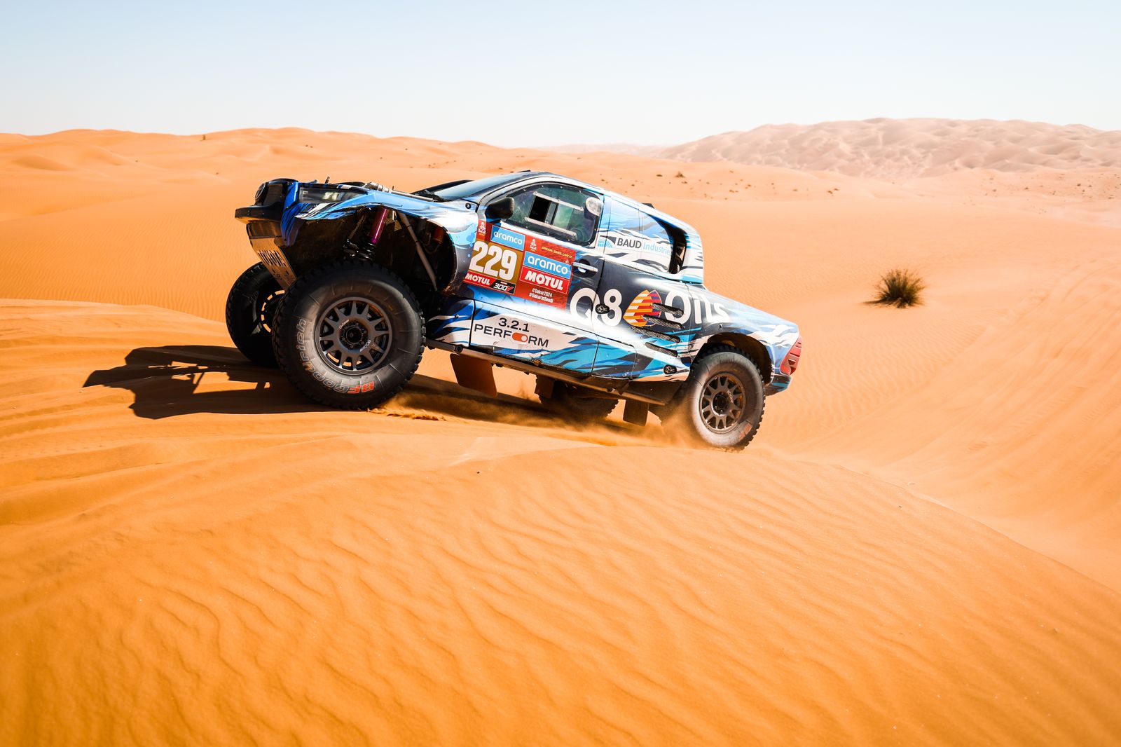 Las espectaculares imágenes del Dakar por las dunas
