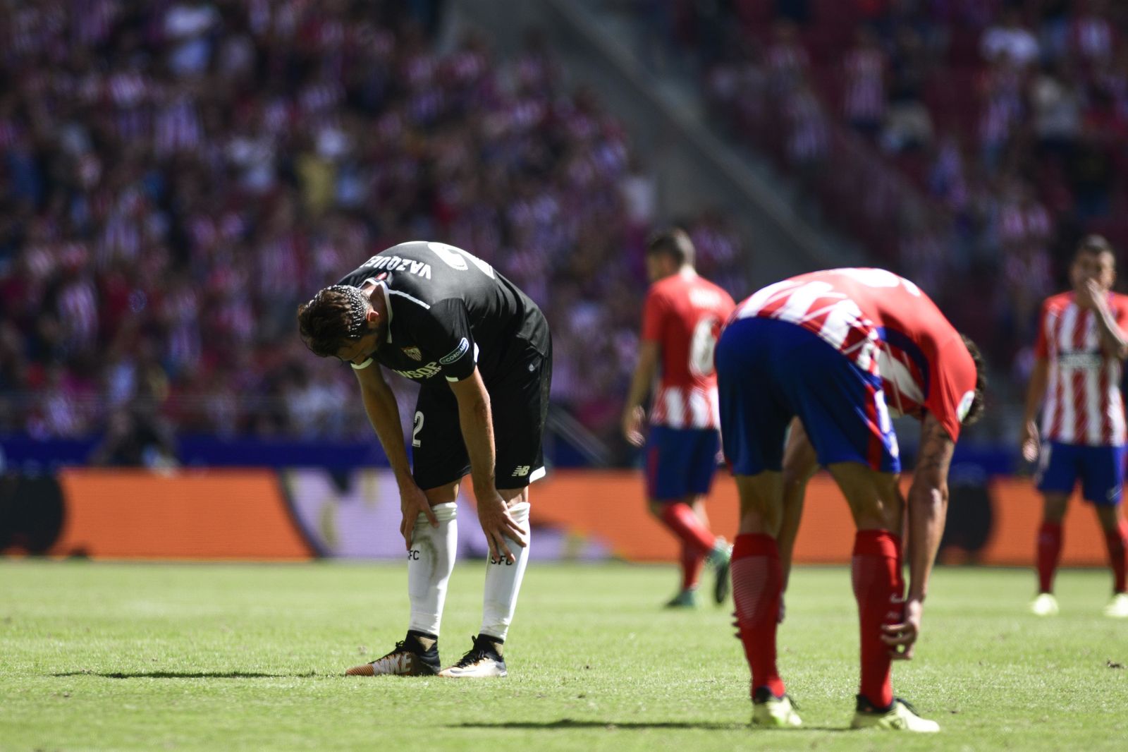 El Atlético de Madrid-Sevilla, en imágenes