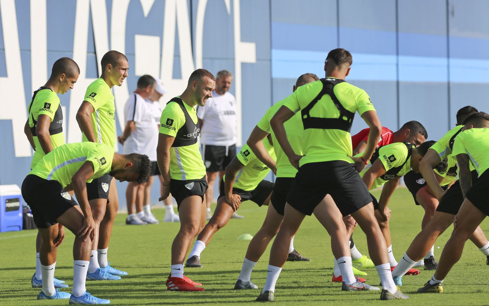 Las fotos del entrenamiento del Málaga en el Anexo de La Rosaleda