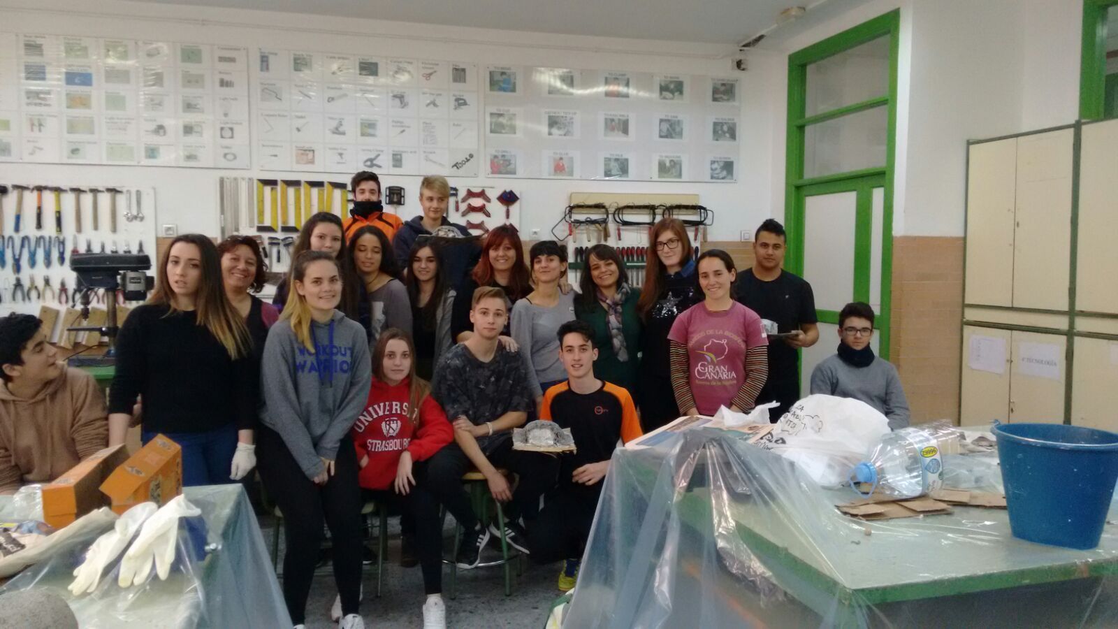 Los jóvenes se lo pasan en grande.