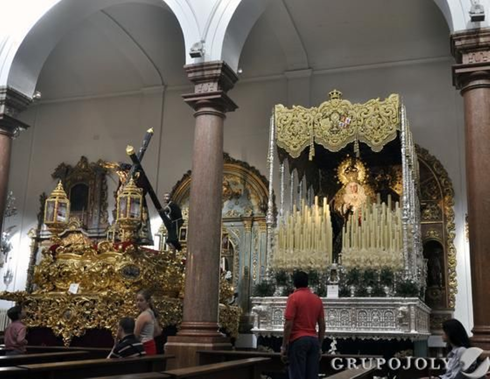 Los dos pasos de San Roque.

Foto: Manuel Gómez