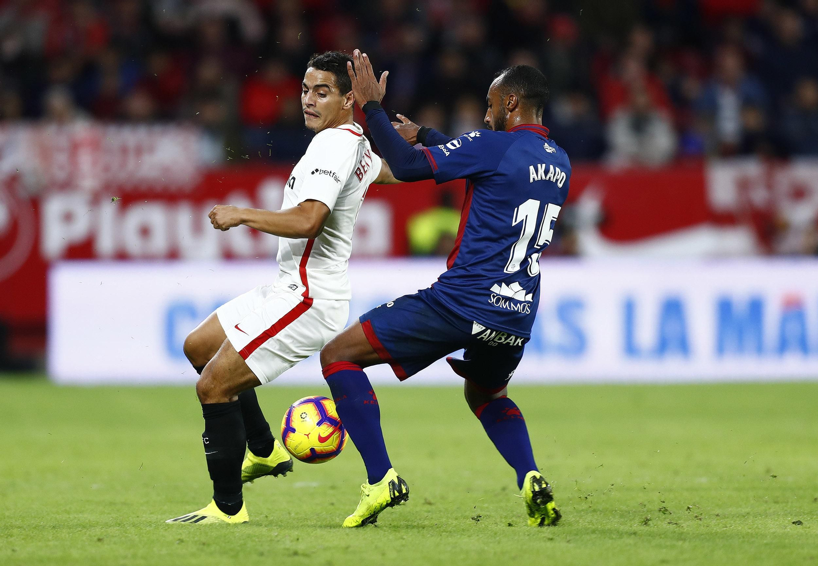 El Sevilla-Huesca, en imágenes