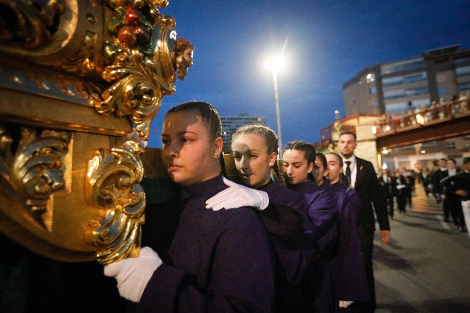 La procesión del Encuentro, en imágenes