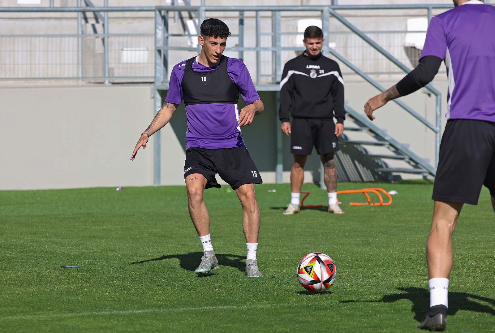 Fotos del entrenamiento de la Balona
