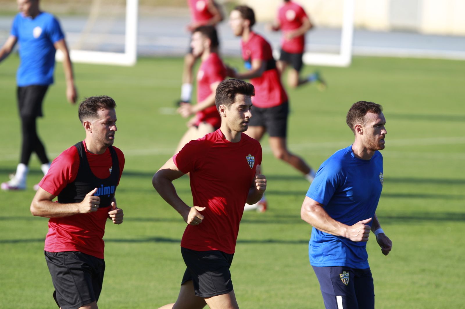 Imágenes del primer entramiento de la U.D. Almería en la Liga Santander, temporada 2022-2023