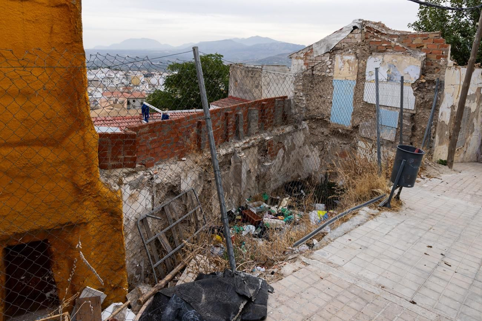 Así se encuentra el barrio de San Juan