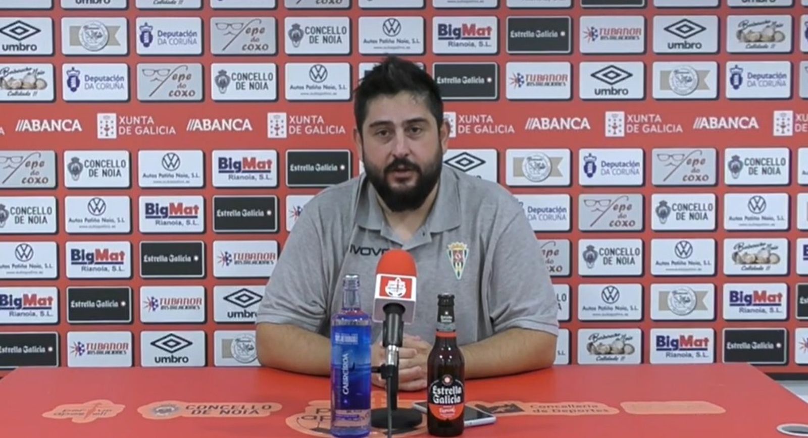 Josan González tras el duelo ante el Noia.