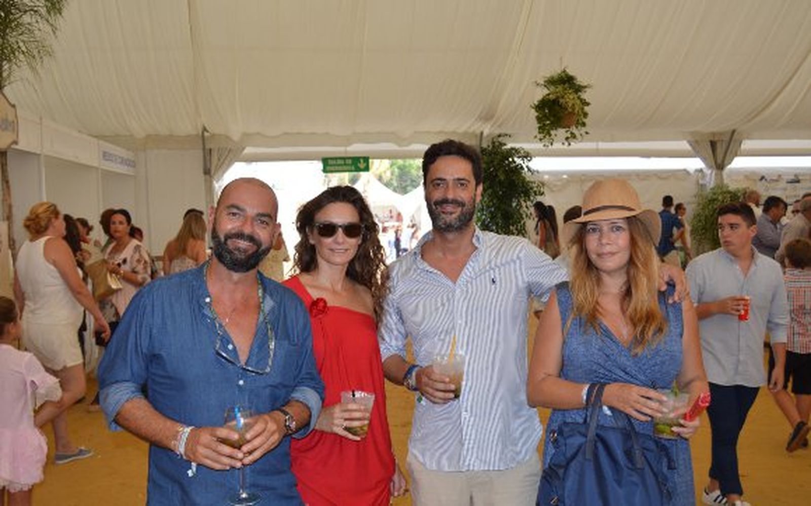 Pancho Yáñez, Aurora Martínez, Manolo Tocino e Isabel Lebrero.

Foto: Ignacio Casas de Ciria