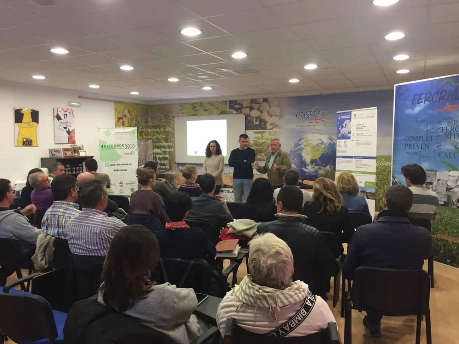 Presentación de los resultados en las instalaciones de la empresa almeriense Crisara.