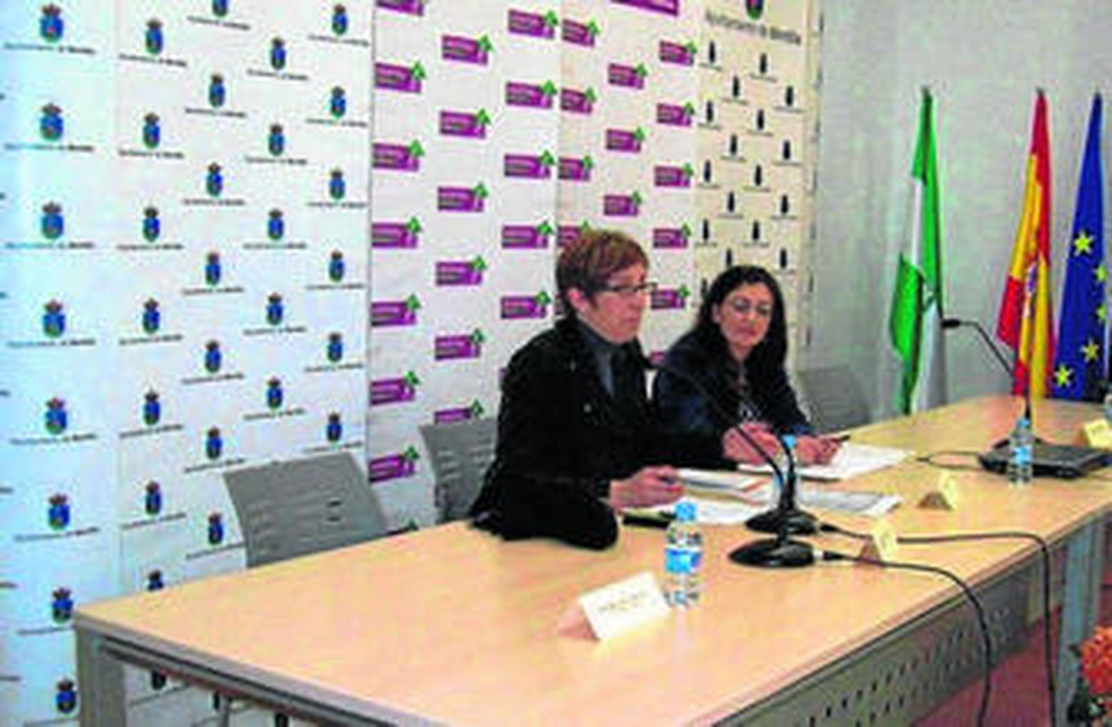 Fernández y Polonio durante la celebración de las jornadas.