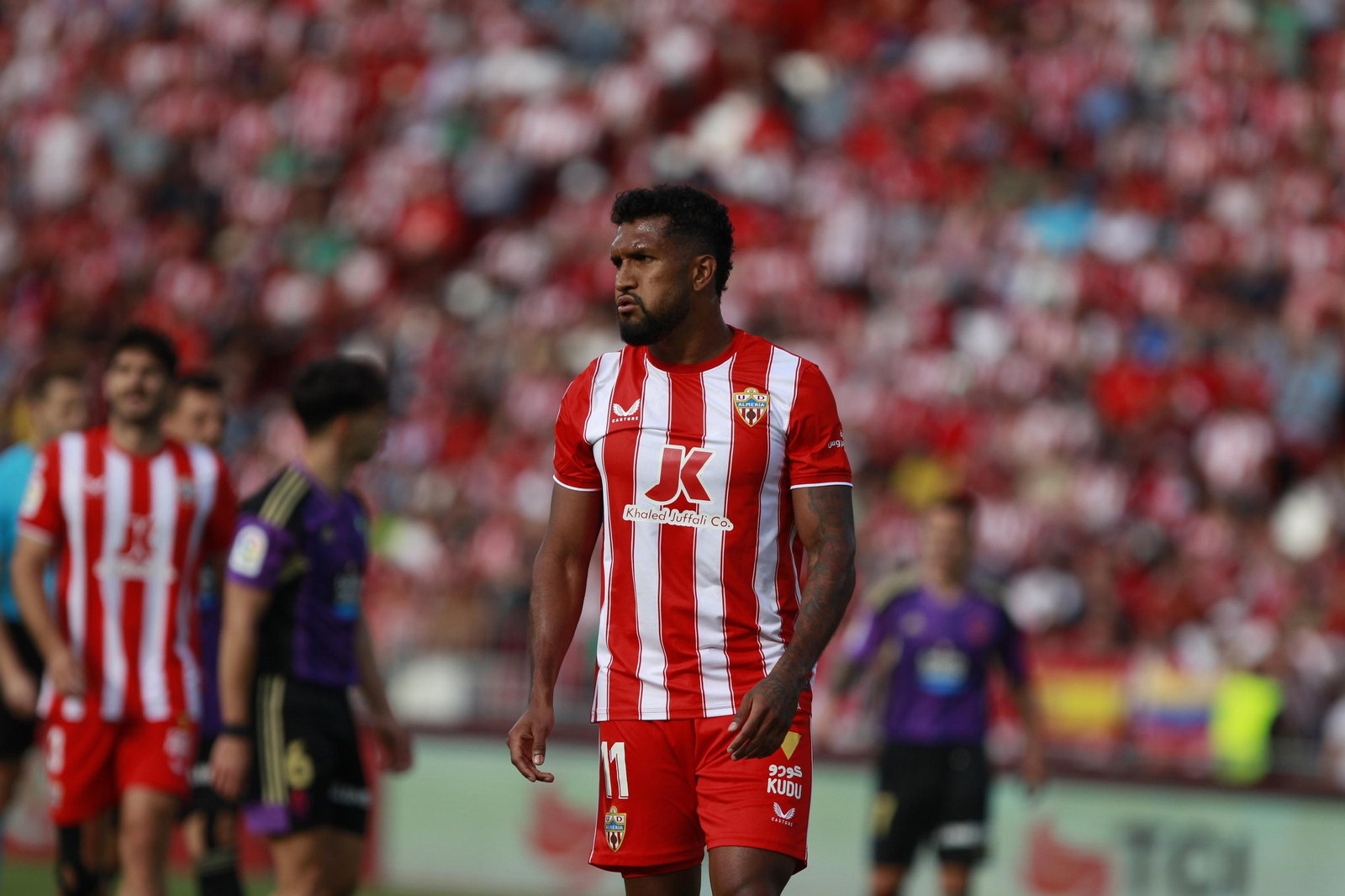 Imágenes del partido U.D. Almería-Real Valladolid C.F.