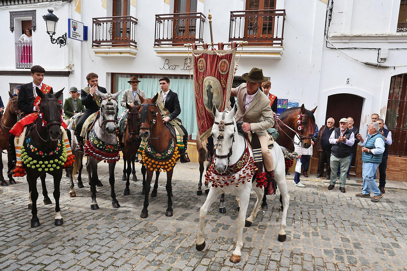 Las imágenes de la romería de San Benito Abad en el Cerro del Andévalo de Huelva
