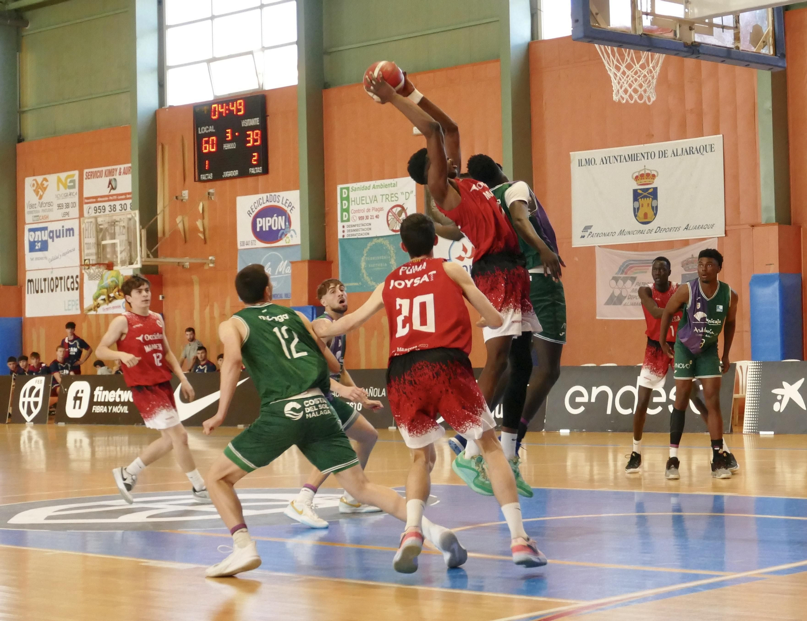 El Unicaja, durante el campeonato