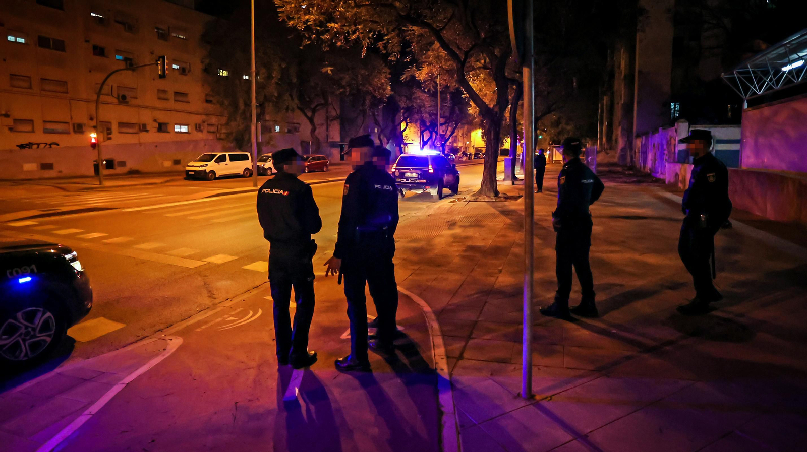Fuerte dispositivo policial y  drones vigilan la Zona Sur de Jerez