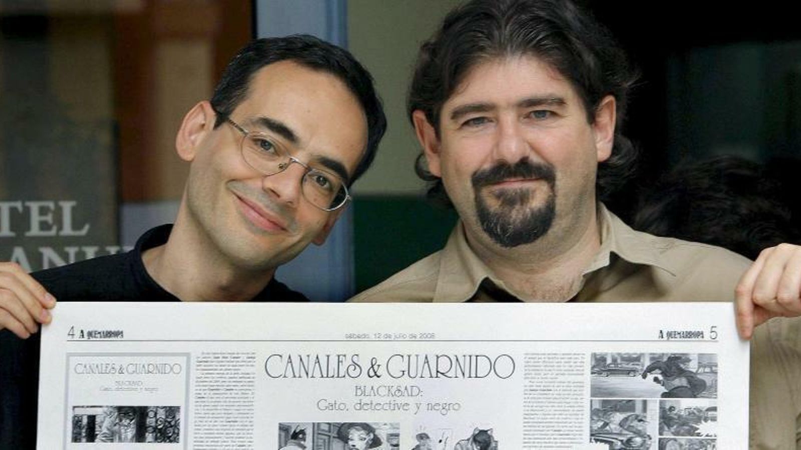 El guionista Juan Díaz Canales y el dibujante Juanjo Guarnido, Premio Nacional del Cómic.