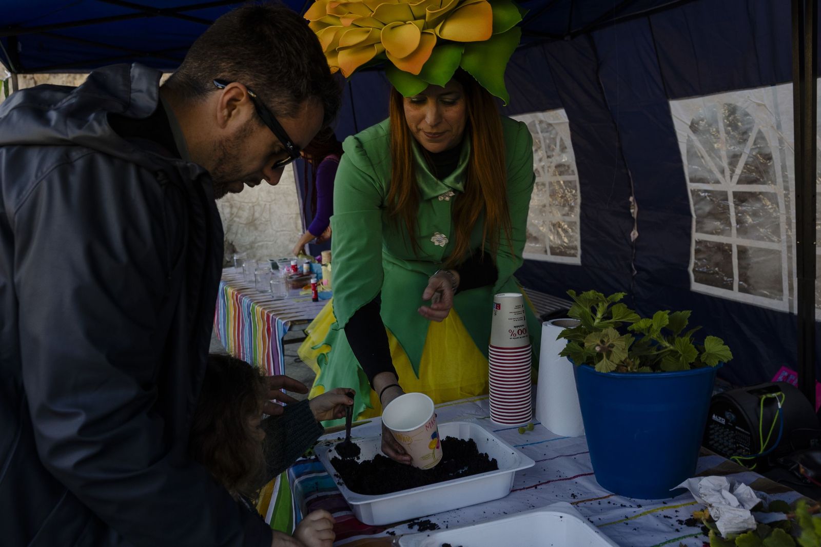 Las imágenes de la inauguración del nuevo espacio infantil en el foso del Pelícano
