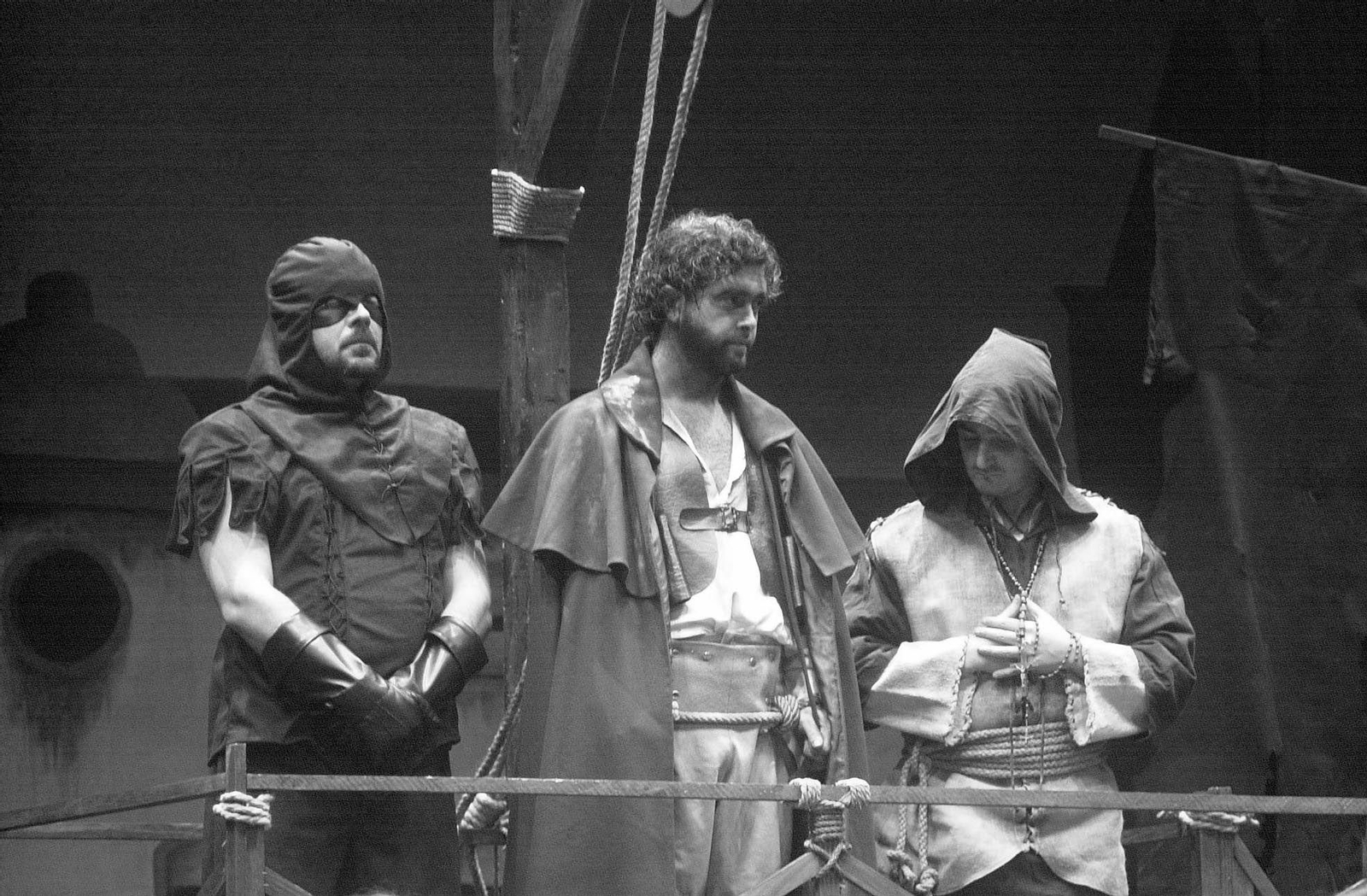 Aragón, como 'condenao' con su comparsa en el año 2001.