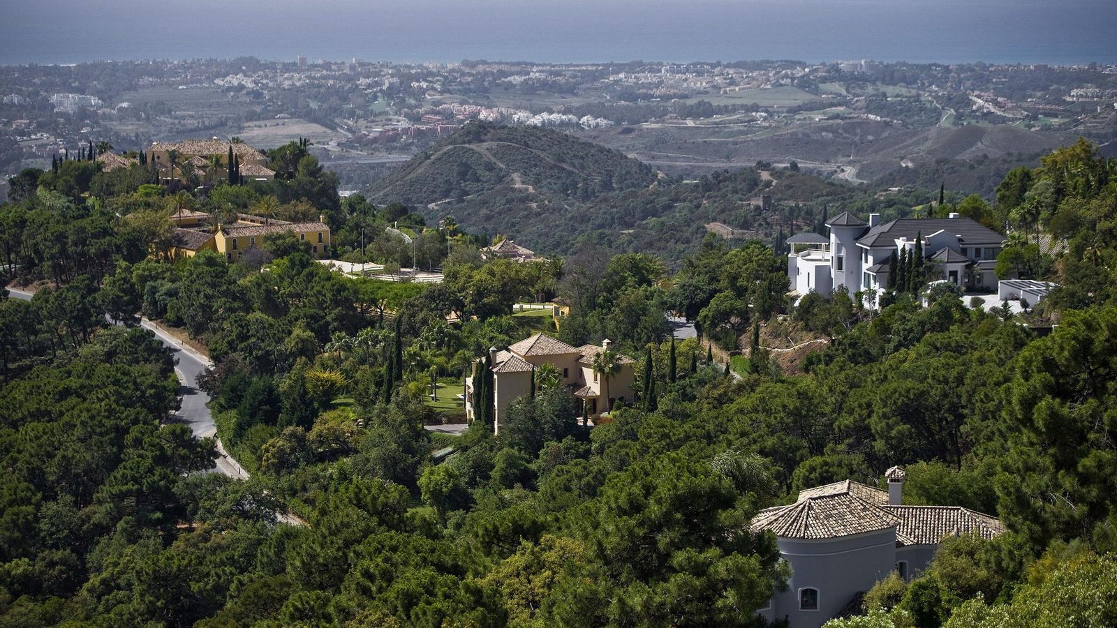 Vista general de La Zagaleta, en Benahavís.