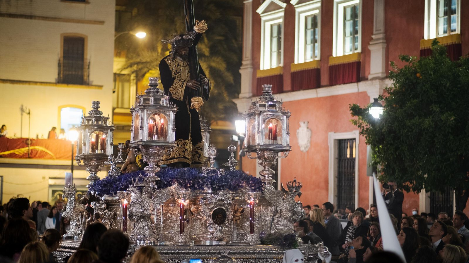 Una imagen de las Siete Palabras el Miércoles Santo de la Semana Santa de Sevilla