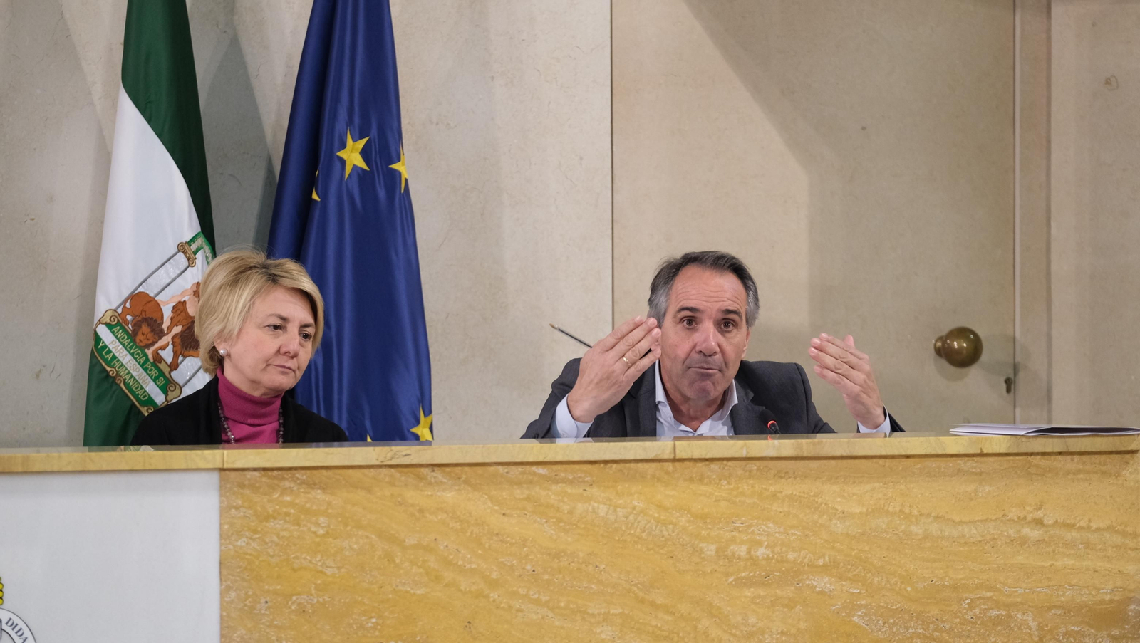 Imágenes del Pleno del Ayuntamiento de Almería