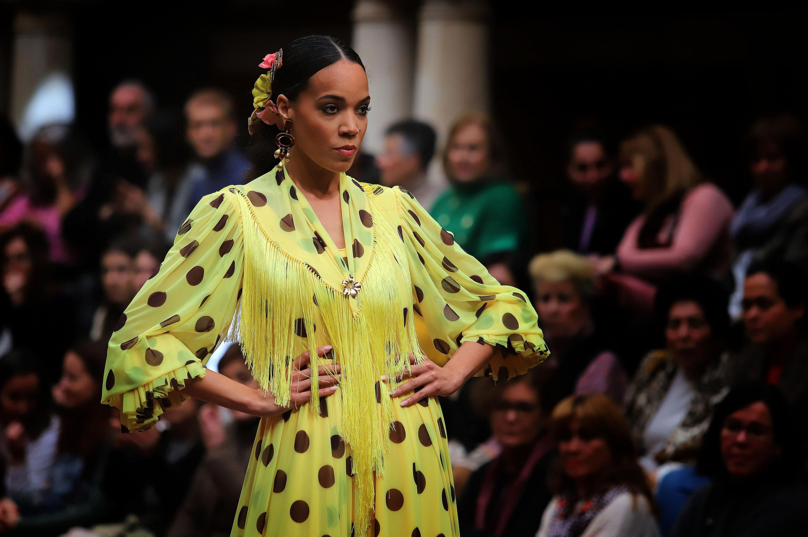 Huelva Flamenca 2023. Imágenes del desfile benéfico de El Ajolí a favor de Cruz Roja Española