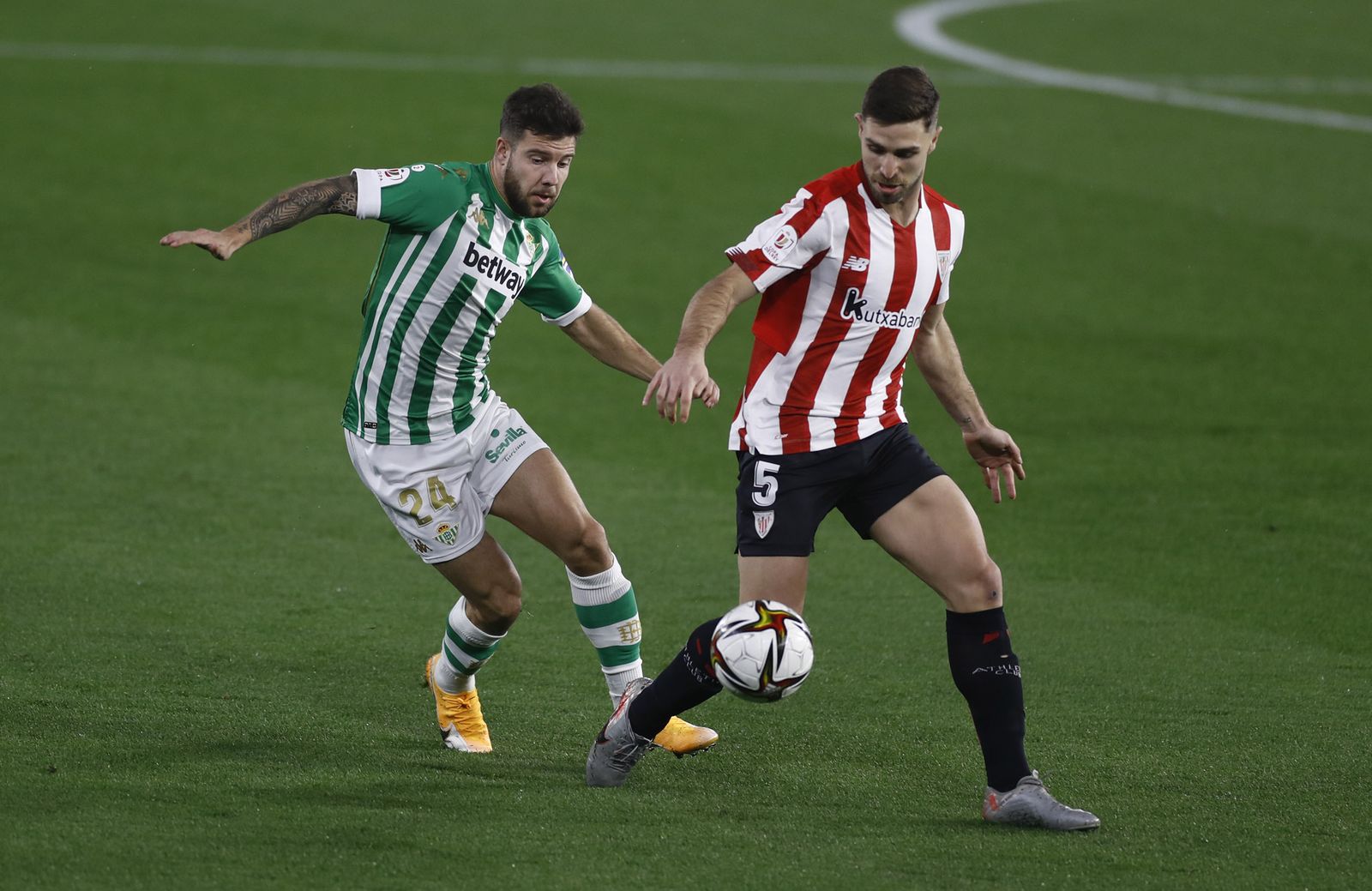 El Betis-Bilbao de Copa del Rey, en imágenes