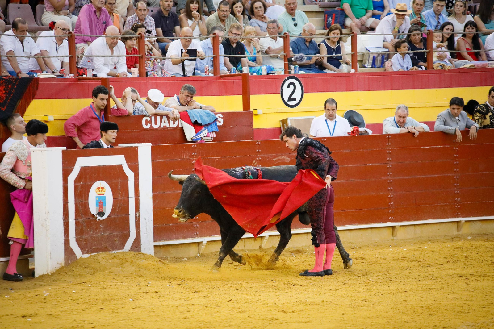 Imágenes de la corrida de toros en Roquetas de Mar