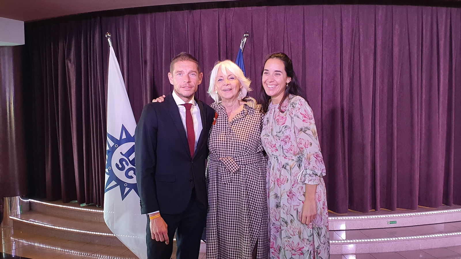 Imágenes del acto de inauguración de la nueva ruta del MSC Orchestra con parada en Cádiz