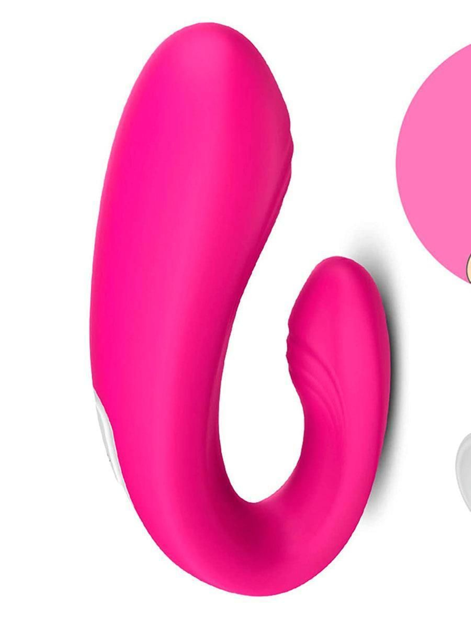 Vibrador de silicona Nabini.