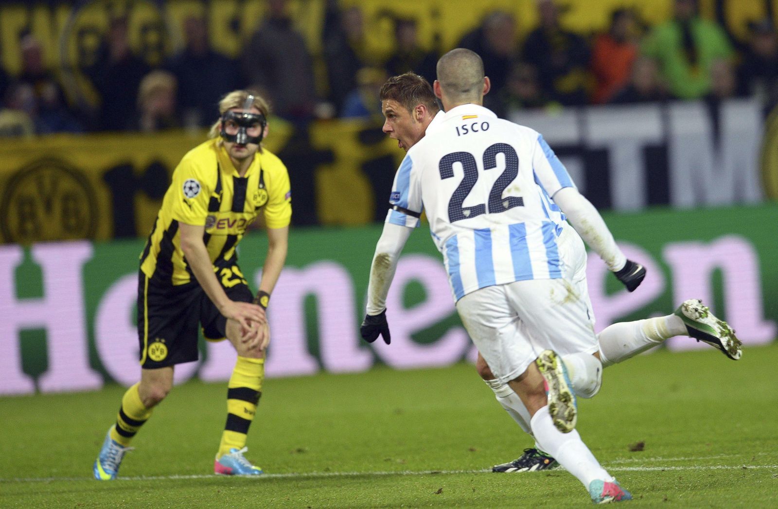 Las fotos del Borussia Dortmund-Málaga CF.