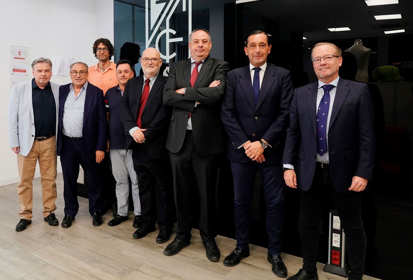 Los participantes en la reunión