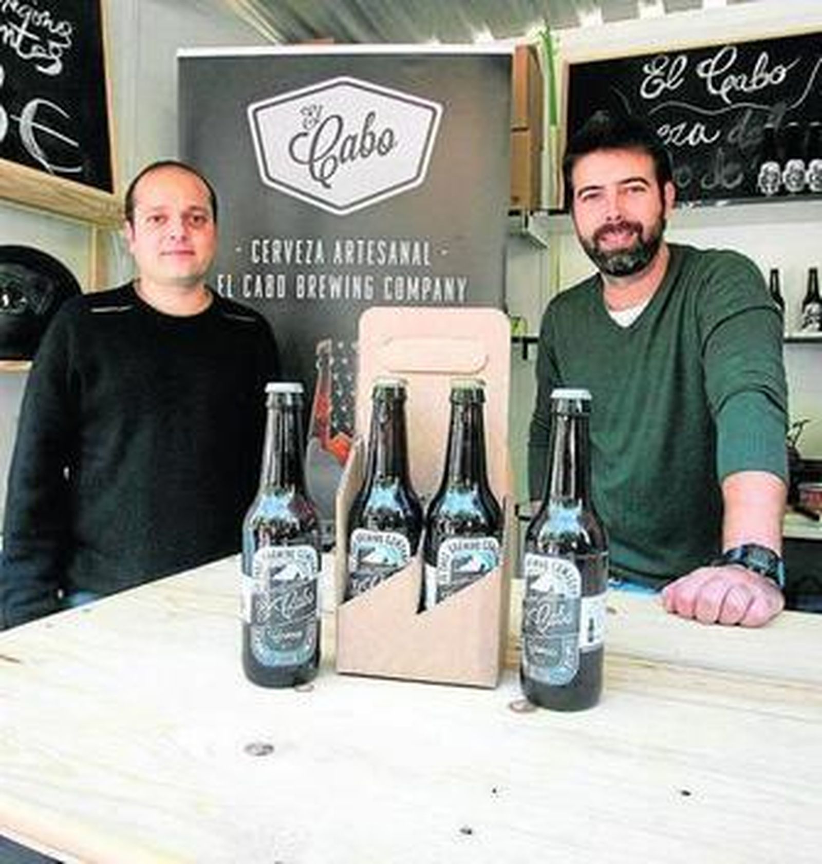 Javier Yebra y Félix López, dos de los socios de El Cabo.