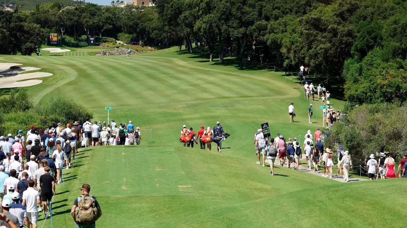 El campo de Valderrama, en la reciente celebración del LIV Golf.