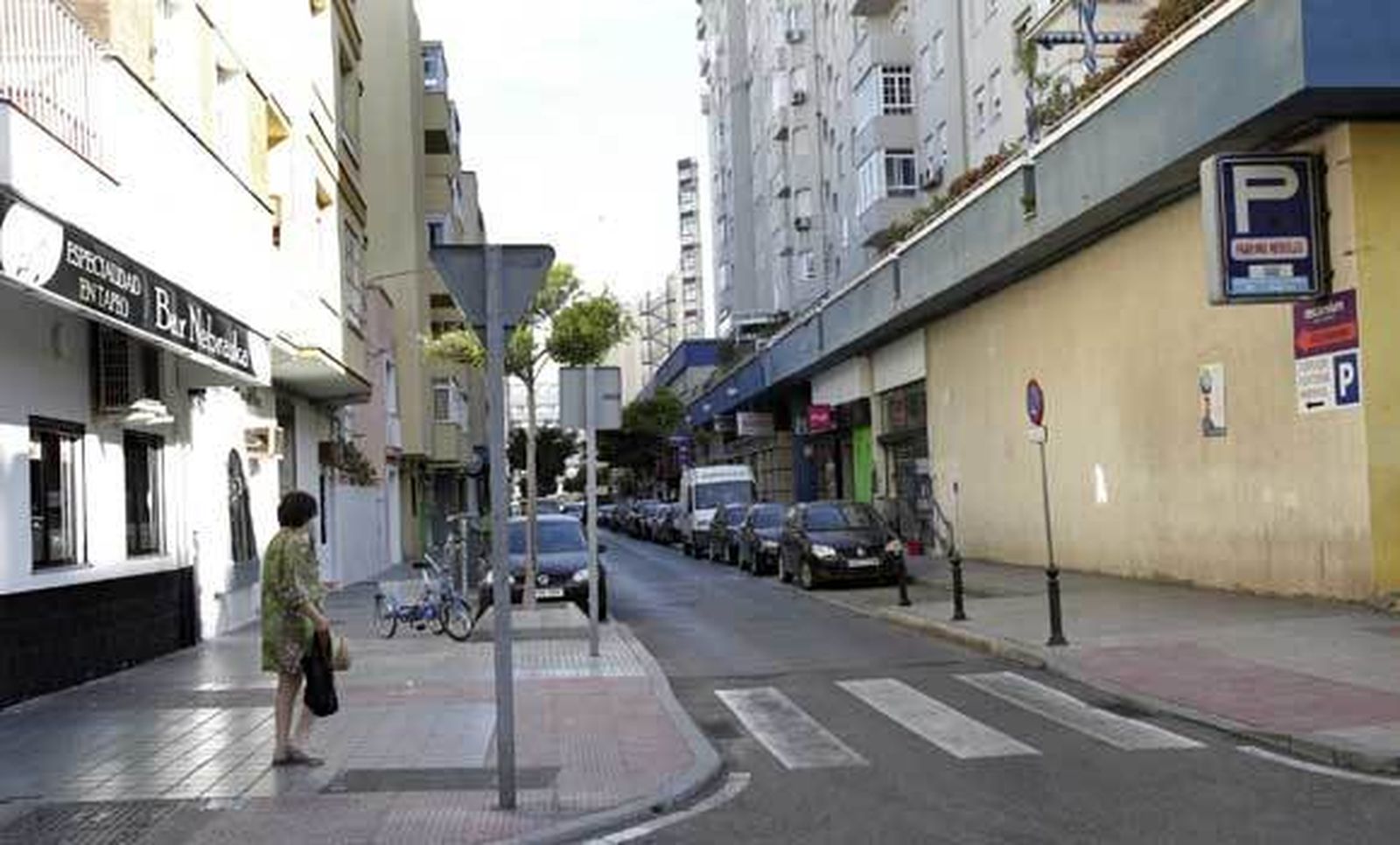 Imagen de la calle Muñoz Arenillas, donde se produjo el intento de robo. /Fito Carreto