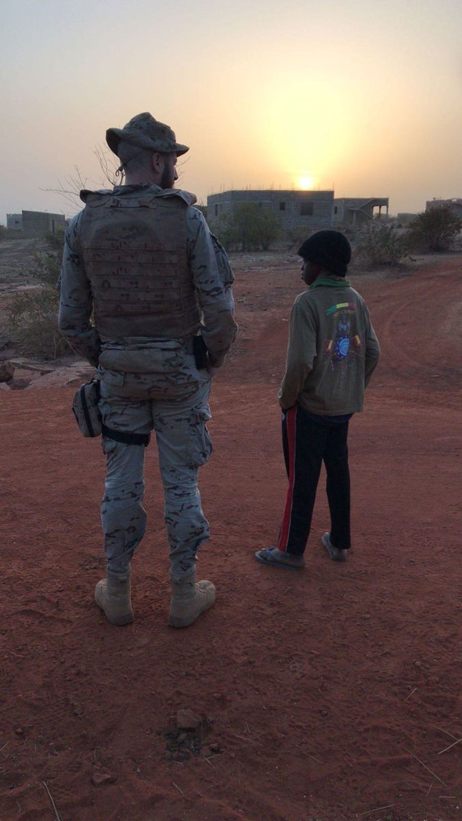 El niño que quiere ser legionario