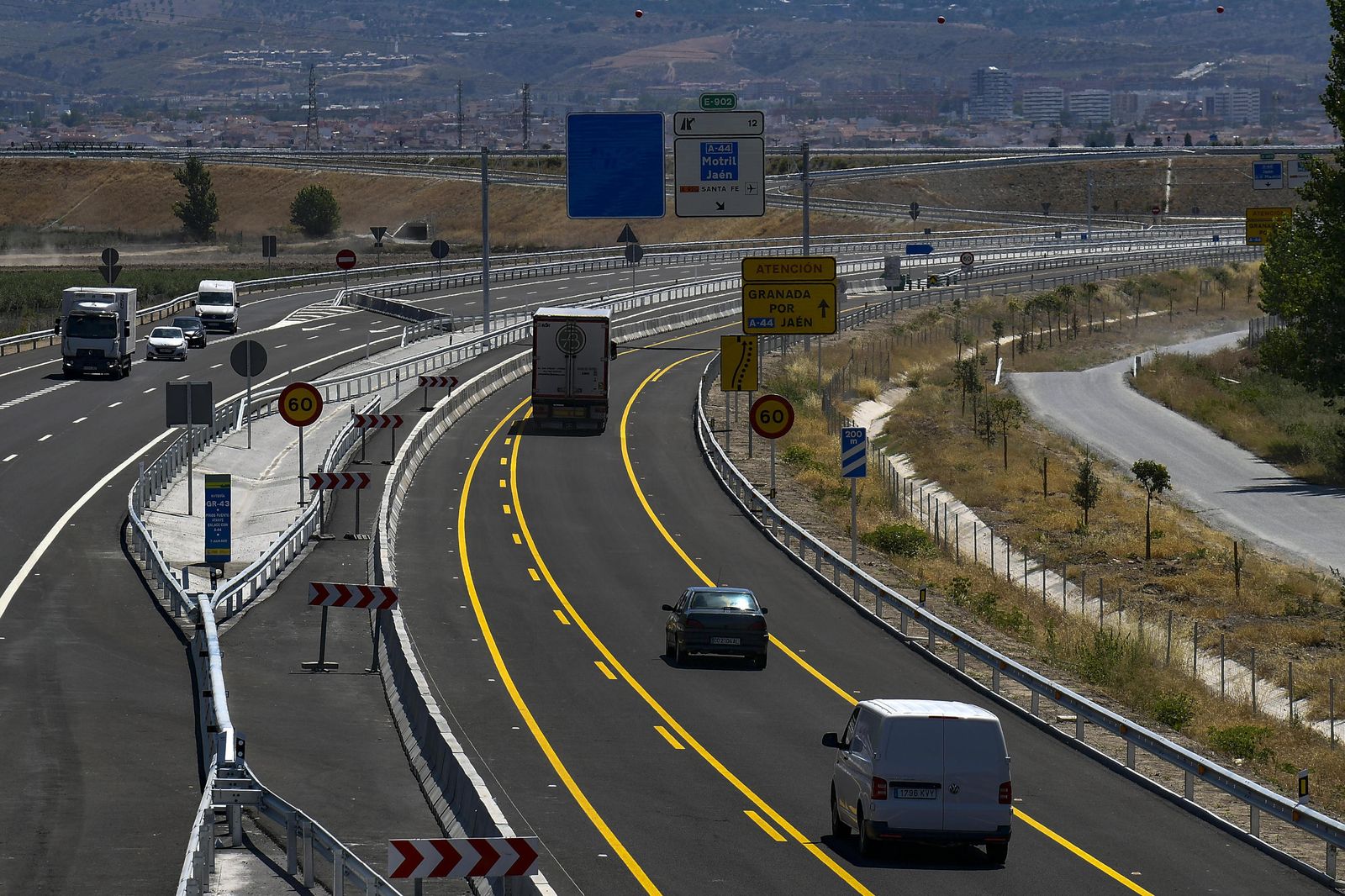 Autovía GR-43, que formará parte de la A-81 cuando esté acabada